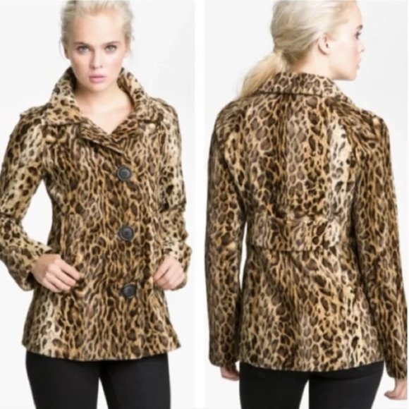 Bailey 44 Jackets & Blazers - Bailey 44 Cheetah Button up Coat